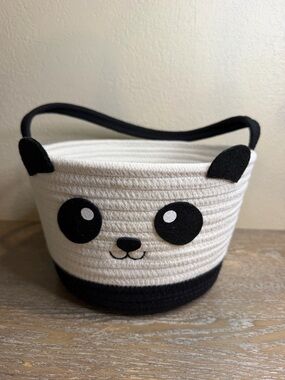 Easter Panda Rope Basket Black/White - Spritz™